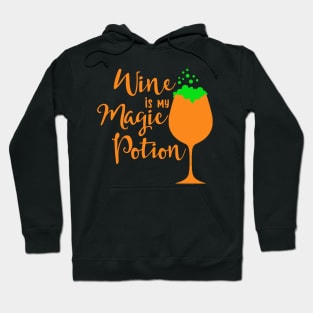 Wine Is My Magic Potion funny Halloween drinking party Shirt Hoodie
